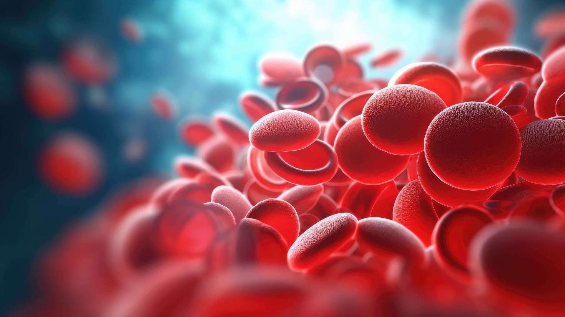 Des cellules de couleur rouge